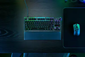 "Razer" žaidimų klaviatūra "Huntsman V3 Pro Tenkeyless Wired Nordic Analog Optical" juoda