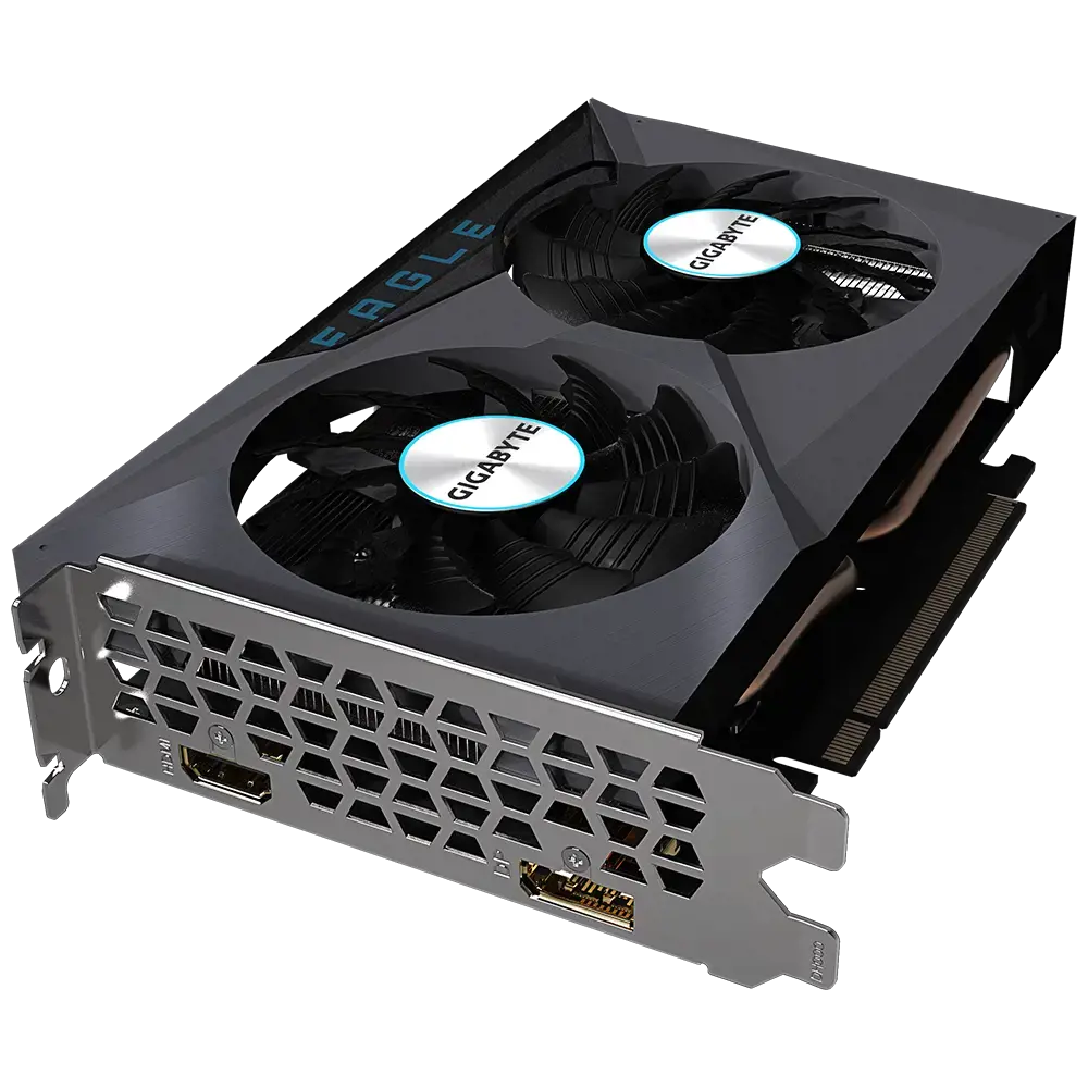Vaizdo plokštė GIGABYTE Radeon RX 6400 4 GB, GDDR6, 64 bitai, GV-R64EAGLE-4GD