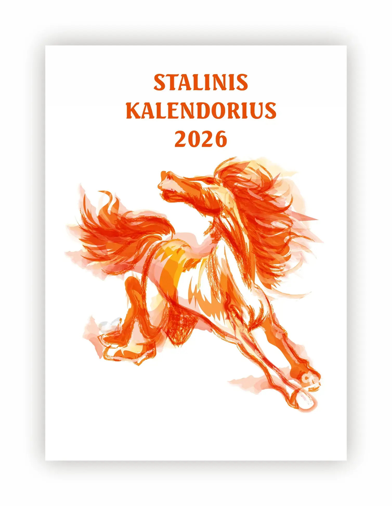 Stalo kalendorius 2026