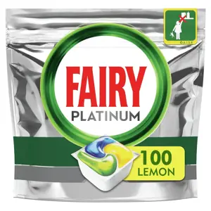 Automatinių indaplovių kapsulės FAIRY Platinum  LEMON, 100 vnt.