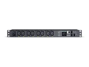 CYBERPOWER Keičiamasis PDU41005230V/20A 1U 8x IEC-320 išėjimo tinklo jungtis "PowerPanel Center" programinė įranga