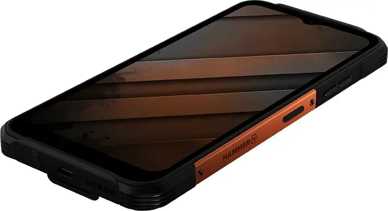 Mobilusis telefonas Hammer Construction, 256 GB, Oranžinė