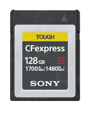 "Sony" CEBG128.SYM CEB-G serijos "CFexpress" B tipo atminties kortelė - 128 GB