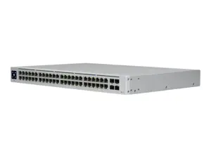 "UniFi Switch 48" yra visiškai valdomas 2 lygmens komutatorius su 48 Gigabit Ethernet prievadais ir…