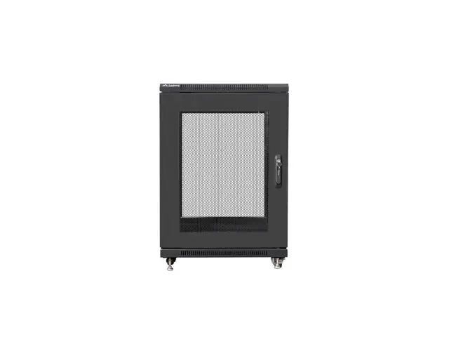LANBERG laisvai pastatoma 19 colių spinta 15U 600x800 su tinklinėmis durelėmis, plokščia pakuotė, juoda