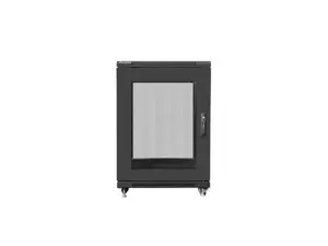 LANBERG laisvai pastatoma 19 colių spinta 15U 600x800 su tinklinėmis durelėmis, plokščia pakuotė, juoda