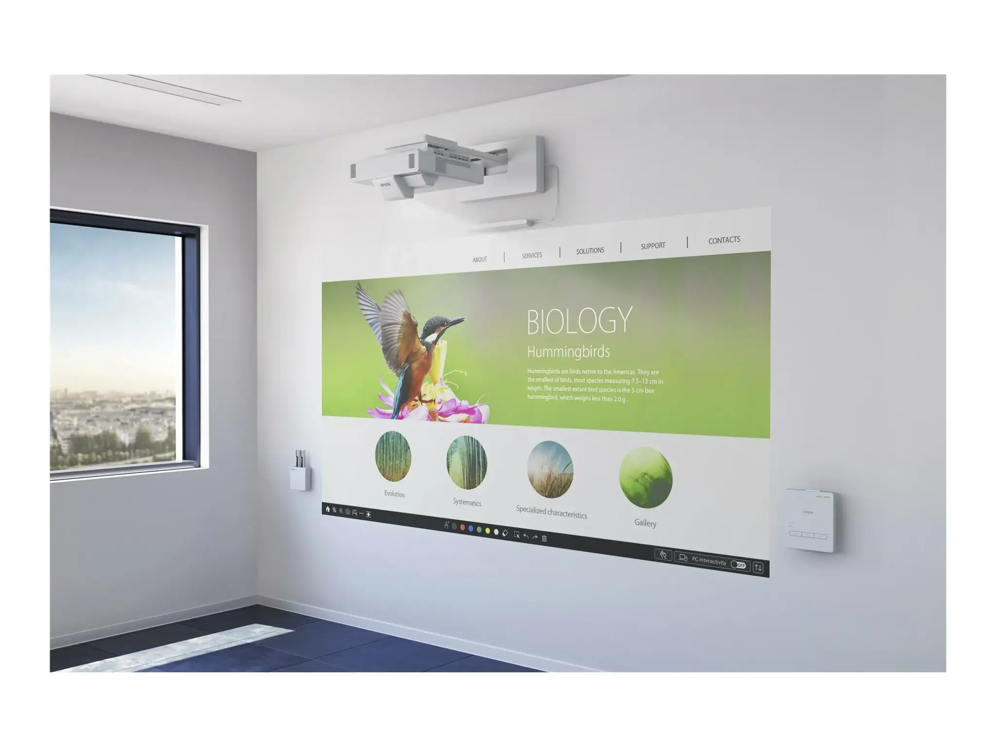 "Epson EB-1485Fi", 5000 ANSI liumenų, 3LCD, 1080p (1920x1080), 2500000:1, 16:9, 1651-2540 mm (65-100")