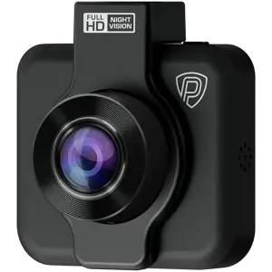 Prestigio RoadRunner 185, 2.0'' IPS (320x240) ekranas, FHD 1920x1080@30fps, HD 1280x720@30fps, Jieli AC5601, 2 MP CMOS GC2053 vaizdo jutiklis, 2 MP kamera, 140° matymo kampas, Micro USB, 180 mAh, naktinis matymas, judesio aptikimas, G jutiklis, ciklinis įrašymas, spalvotas/juodas, plastikinis korpusas