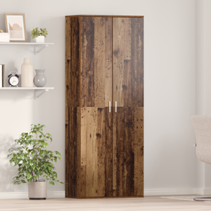 Aukštas staliukas Senovinė mediena 70x35x180 cm Medienos drožlių plokštės