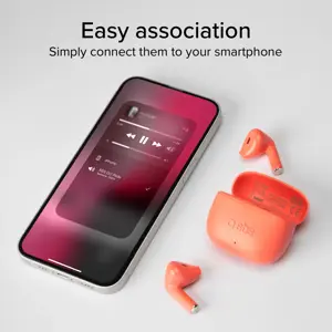 SBS wireless earbuds Go Pods TWS, red