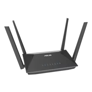 ASUS RT-AX52 AX1800 AiMesh, Wi-Fi 6 (802.11ax), Dual-band (2.4 GHz / 5 GHz), Ethernet LAN, Black, Tabletop router