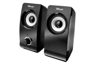 Trust Remo 2.0, 1-way, 2.0 channels, Wired, 8 W, Black