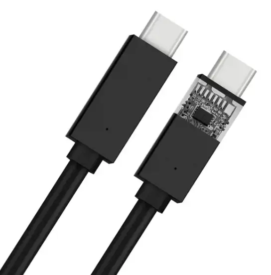 Platinet PUCC5A2B, 2 m, USB C, USB C, USB 2.0, juoda