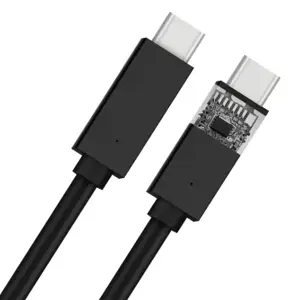 Platinet PUCC5A2B, 2 m, USB C, USB C, USB 2.0, juoda