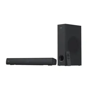 CREATIVE STAGE V2 garso juosta 2.1, "Sound Blaster Clear Dialog", "Surround
