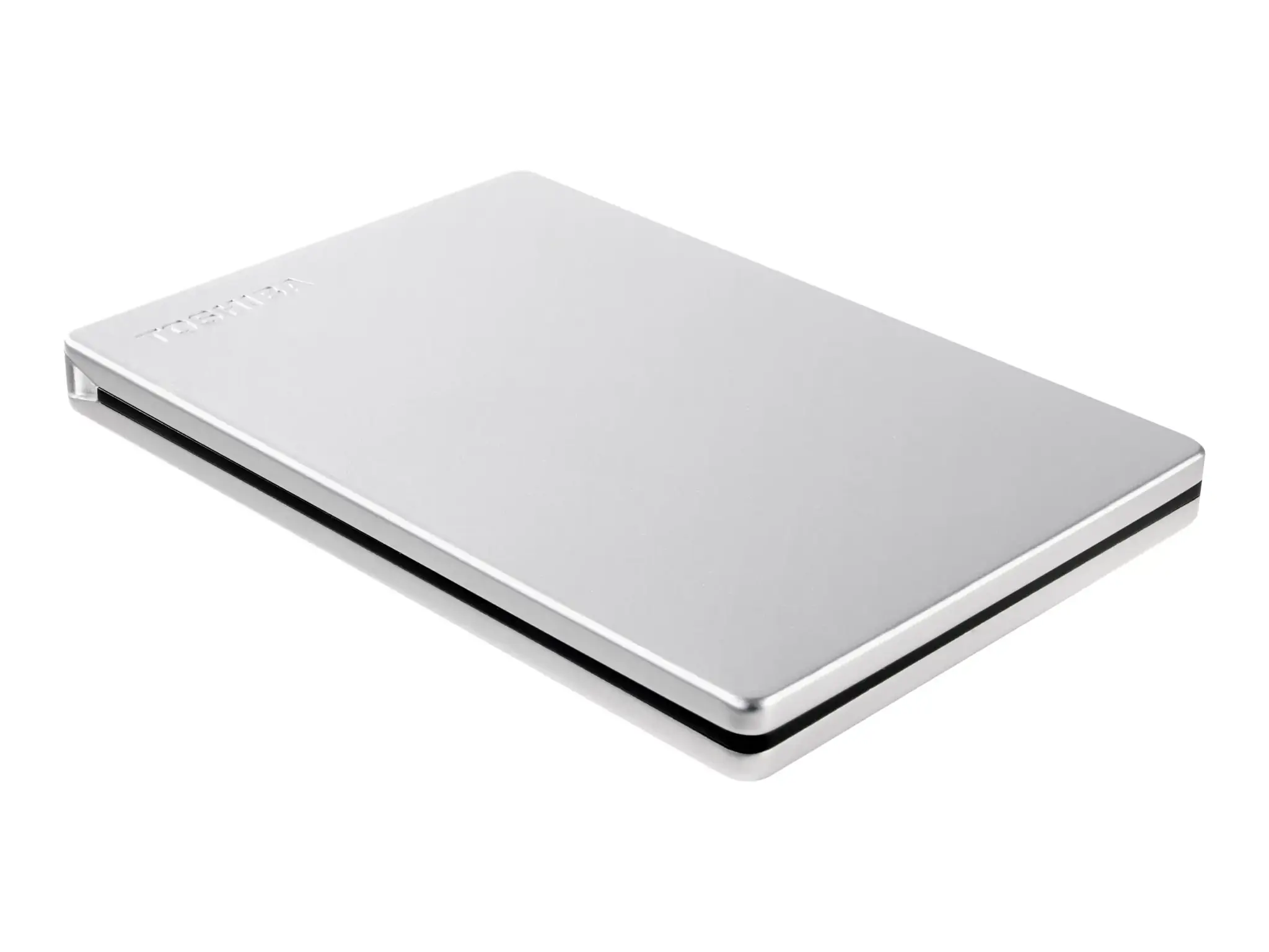 TOSHIBA "Canvio Slim" 2TB USB3.2 sidabro spalvos