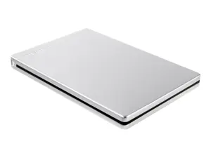 TOSHIBA "Canvio Slim" 2TB USB3.2 sidabro spalvos