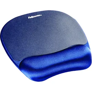 "Fellowes" "Memory Foam Sapphire" pelės/riešo atrama, mėlyna, vienspalvė, atminties putos, riešo atrama