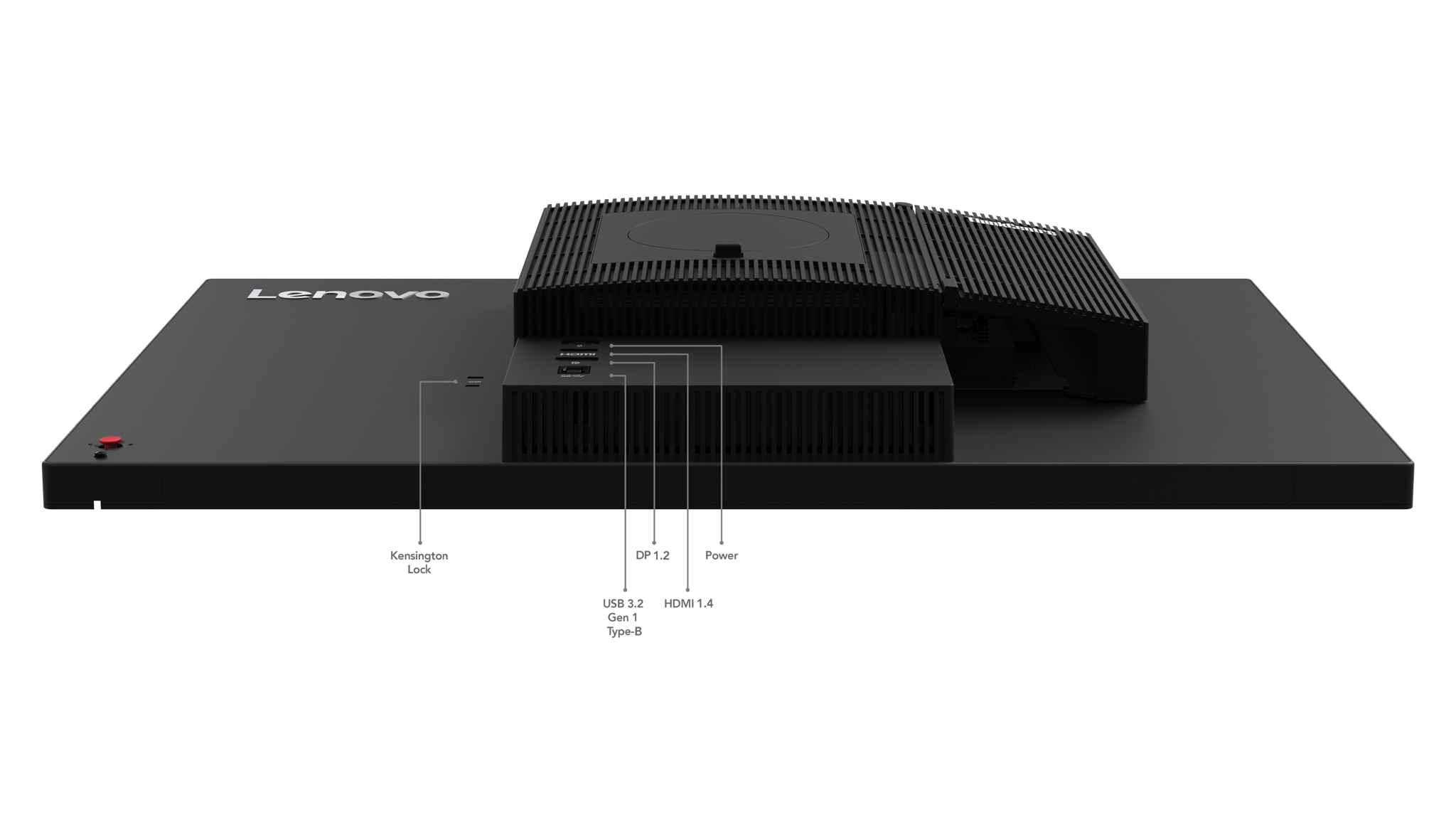 "Lenovo ThinkCentre Tiny-In-One 24", 60,5 cm (23,8"), 1920 x 1080 taškų, "Full HD", LED, 6 ms, juoda