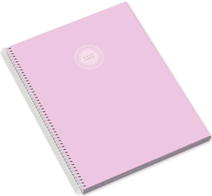 Bloknotas Ambar Campus Moonflower Lin, kietu viršeliu, A5, 80psl, 90gsm