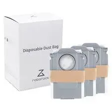 Vacuum Cleaner Accessory ROBOROCK Disposable Dust Bag 3-pack White For OC0/Q70+/Q70 Max+/OC5/Q75+/Q75 Max+/Q55+/O35/S75 MaxV Ultra/S70 Pro Ultra/S80 Pro Ultra/S85 Pro Ultra/OC0-D/S80+/Q80 Max+/OC5-D/S85+/Q85 Max+/Q55 Pro+/S70 Max Ultra/S75 Max Ultra/Q55 Max+/Q55 DuoRoller+ 8.02.0215