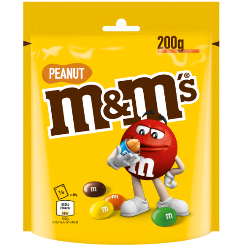 Dražė M&M's Peanut, 200 g
