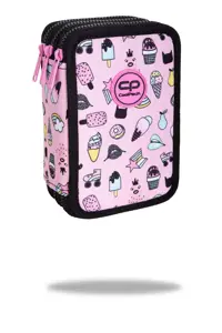 Forminis trijų skyrių penalas su priedais CoolPack Jumper 3 Sugar Babes