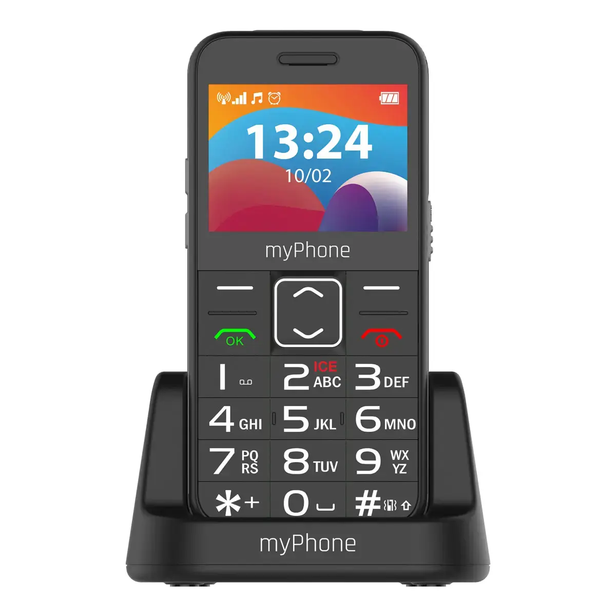 myPhone HALO | 3 LTE | Black | 2.4 " | IPS | 48 MB | 128 MB | Dual SIM | Nano SIM | 3G | Bluetooth | 2.1 | USB version Type-C | Built-in camera | Main camera resolution 0.3 MP | 1400 mAh