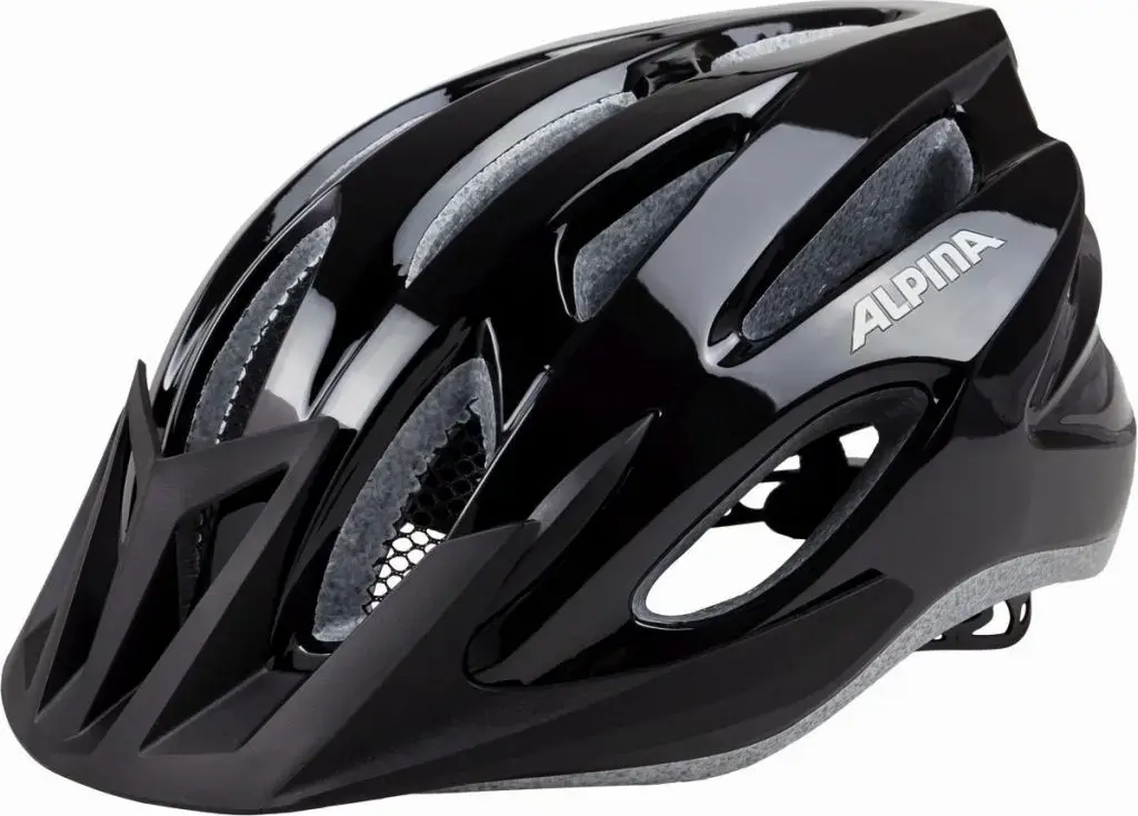 Dviratininkų šalmas Alpina MTB17, juodas, 54-58 cm