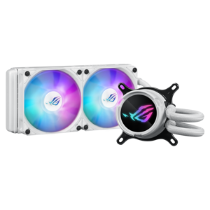ASUS ROG Strix LC III 240 ARGB White Edition, Liquid cooling kit, 12 cm, 36 dB, 70.38 cfm, White
