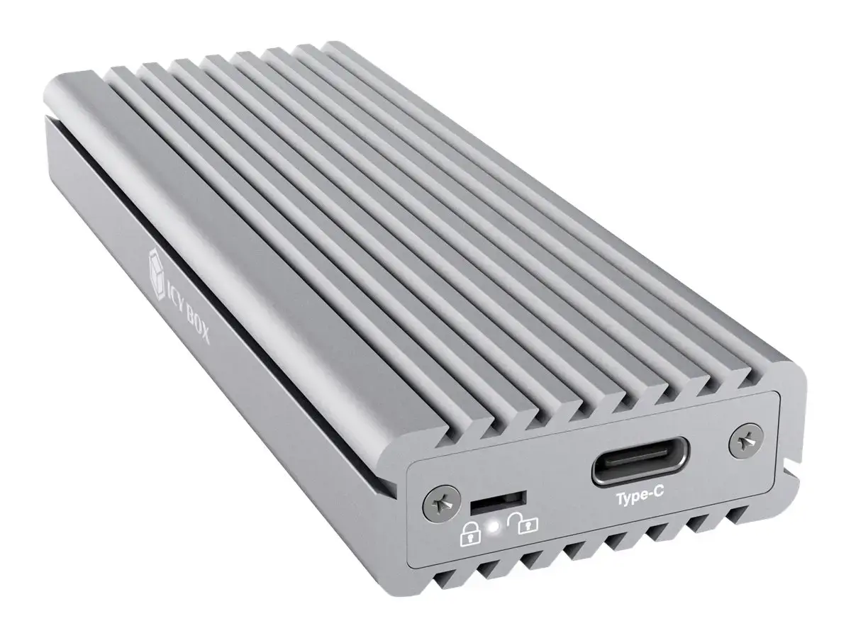 ICYBOX IB-1817Ma-C31 "IcyBox" išorinis korpusas M.2 NVMe SSD, USB 3.1 Type-C, sidabrinės spalvos