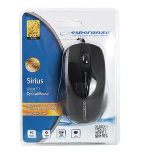 "Esperanza EM102K" pelė USB Type-A Optical 800 DPI