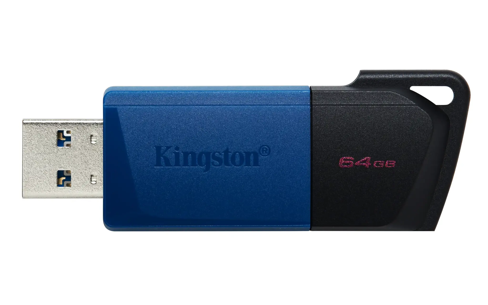 KINGSTON 64GB USB 3.2 Gen 1 DataTraveler Exodia M juoda + mėlyna 2 vnt.