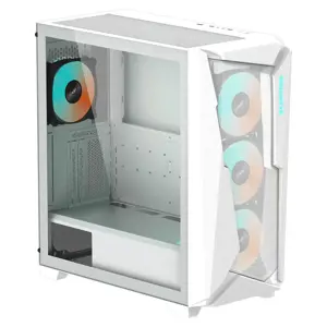 Korpusas GIGABYTE C301 GLASS WHITE MidiTower Nėra ATX EATX MicroATX MiniITX Spalva Balta GB-C301GW