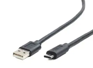 GEMBIRD CC-USB2-AMCM-1M Gembird USB 2.0 AM-C tipo kabelis (AM/CM), 1 m, juodas