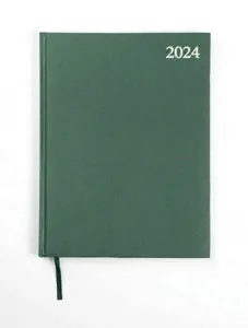 Kalendorius STANDARD 2024, PVC, A4, žalia