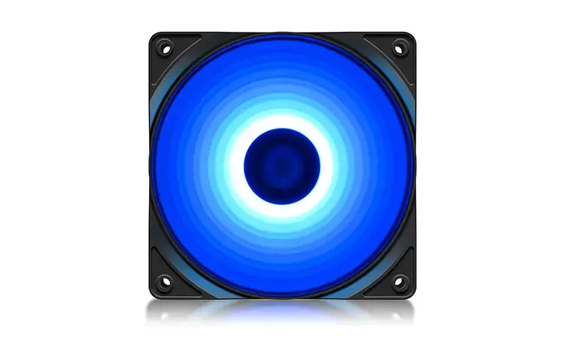 "DeepCool RF120B", ventiliatorius, 12 cm, 1300 aps./min, 21,9 dB, 48,9 cfm, juodas, permatomas