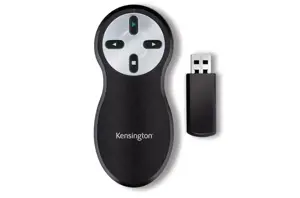 "Kensington" belaidis prezentacijos įrenginys - "Nano" imtuvas, RF, USB, 20 m, juodas