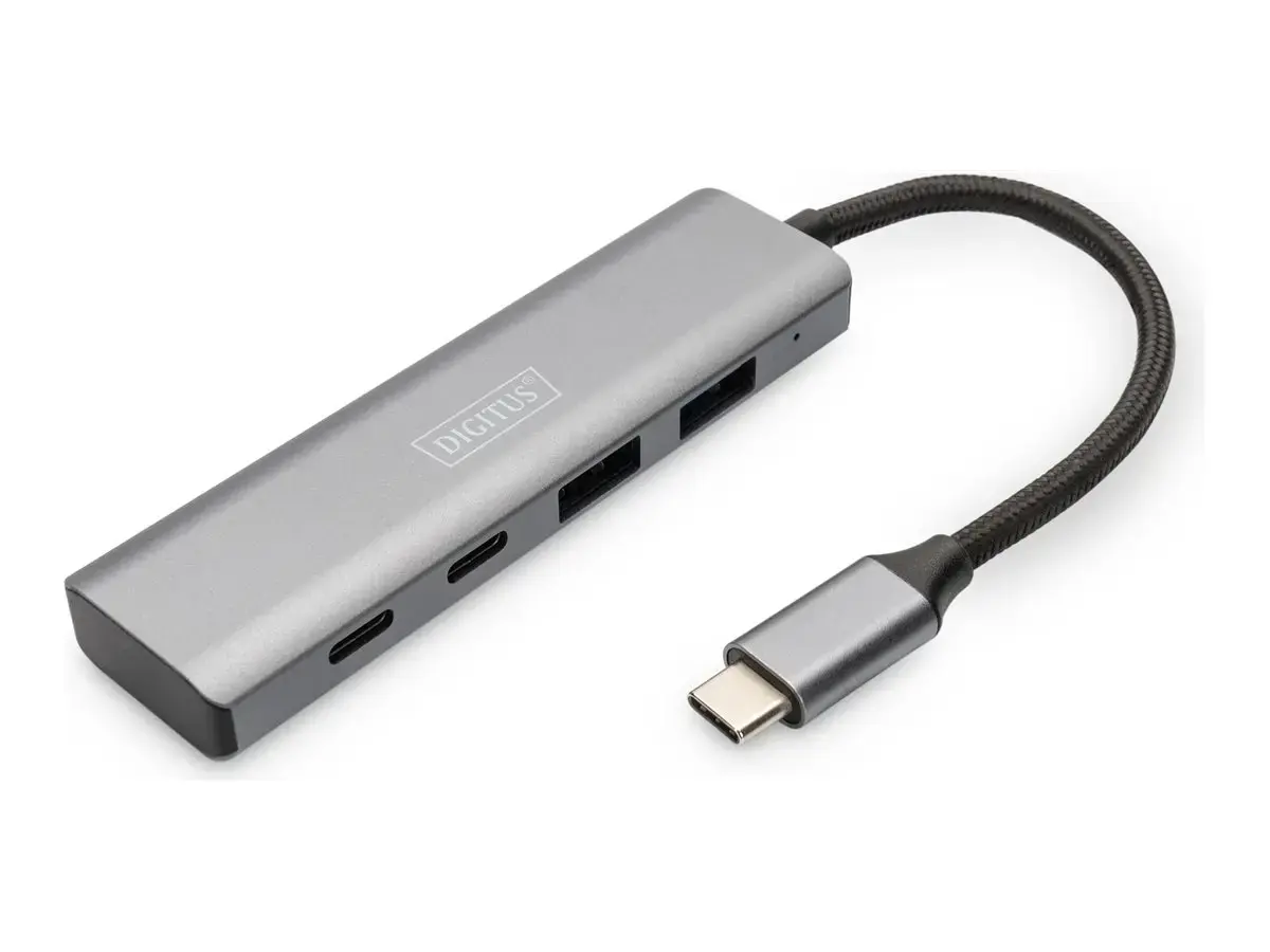 DIGITUS USB-C 4 prievadų šakotuvas 2x USB-A + 2x USB-C Gen2