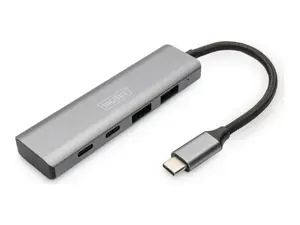 DIGITUS USB-C 4 prievadų šakotuvas 2x USB-A + 2x USB-C Gen2