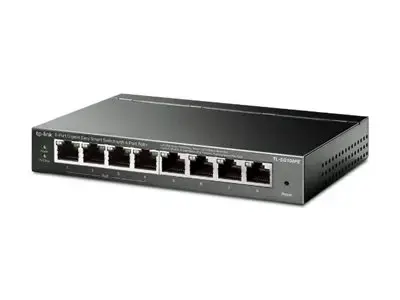 "TP-Link" 8 prievadų "Gigabit Easy Smart" komutatorius su 4 prievadais PoE, valdomas, L2, Gigabit Ethernet (10/100/1000), maitinimas per Ethernet (PoE)