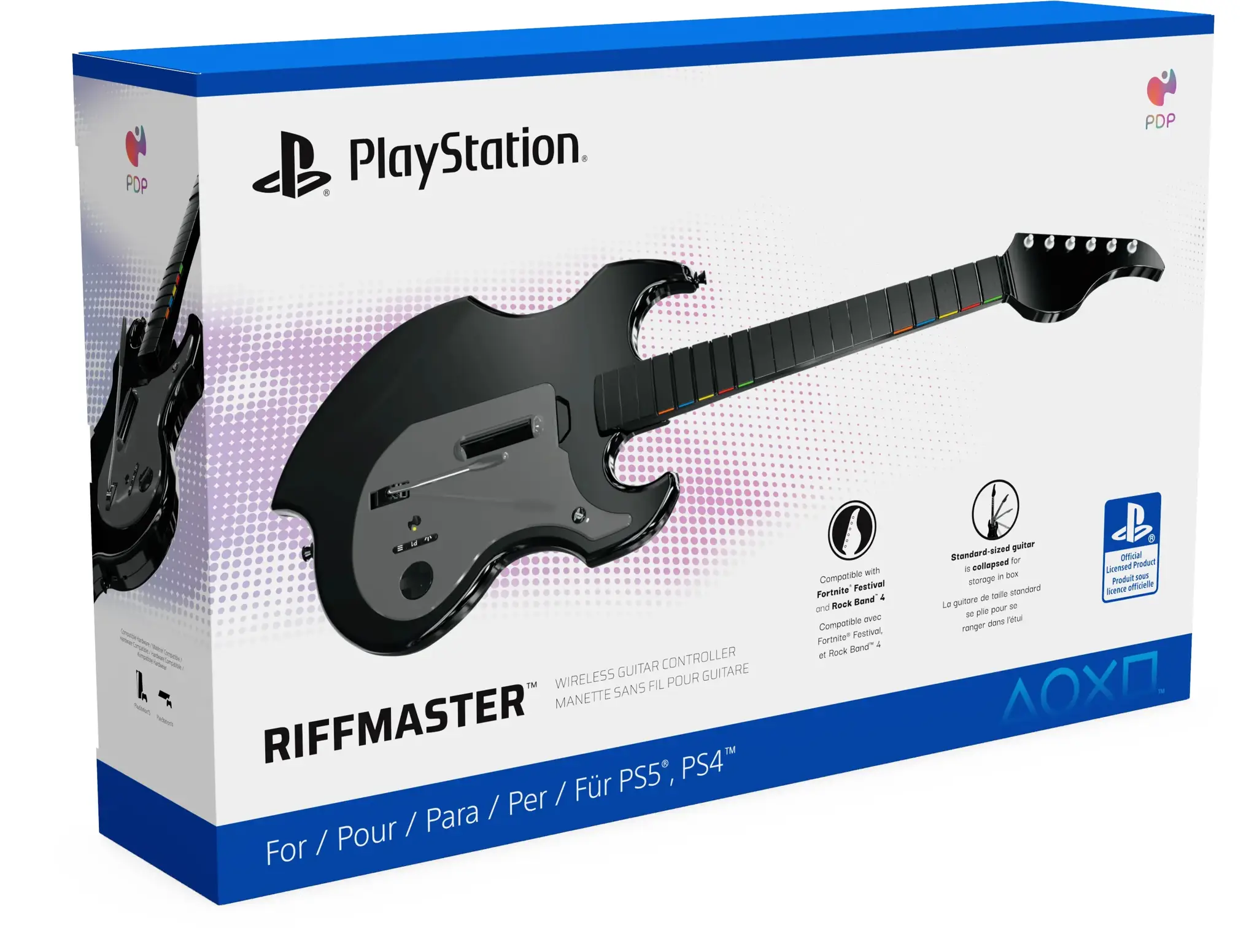 PDP wireless controller Riffmaster Guitar PlayStation, black