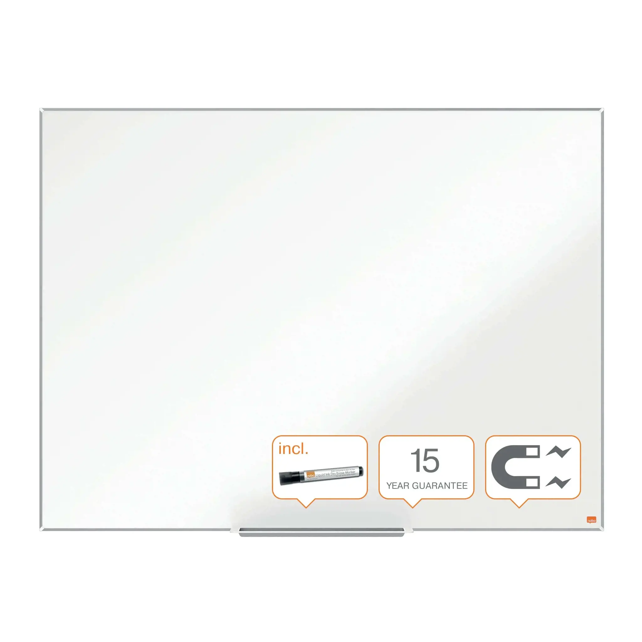 Plieninė baltoji magnetinė lenta NOBO Impression Pro, 120x90cm