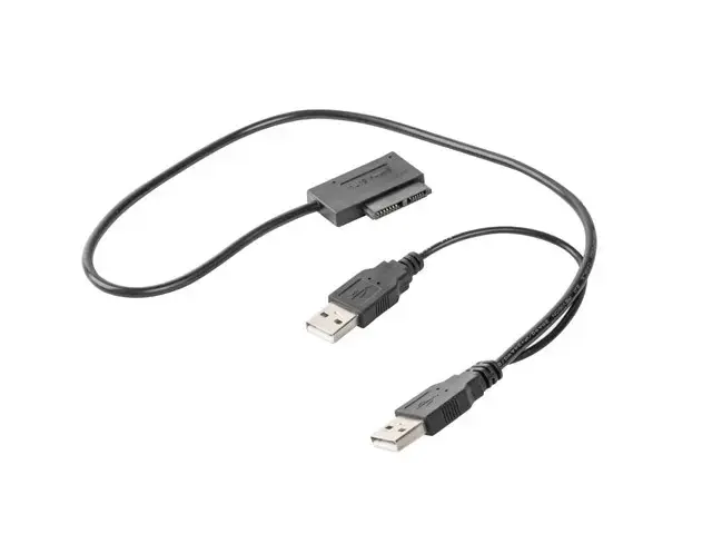 GEMBIRD A-USATA-01 Gembird Išorinis USB ir SATA adapteris, skirtas plonam SATA SSD/DVD diskui