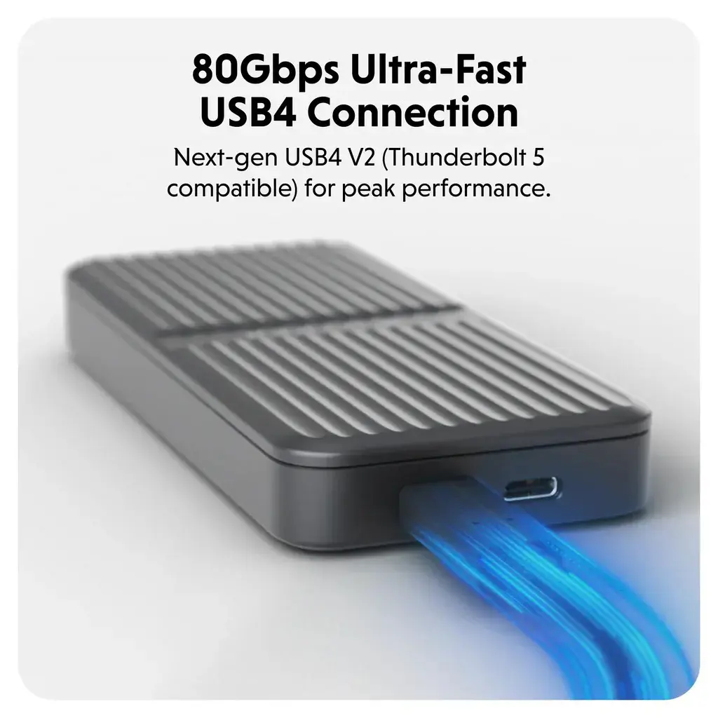 Hyper HyperDrive Next USB4 M.2 PCIe Enclosure | HD2500GL