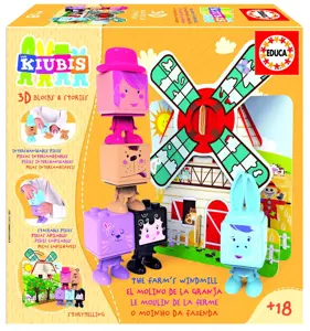 Kūdikių žaidimai 3D THE  KUBIS, THE FARM MILL 2-4metų