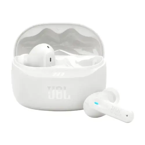 JBL Tune Beam 2 Belaidės ausinės Earbuds, Bluetooth, Balta