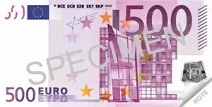 Bloknotas 500 EURO 70lapų