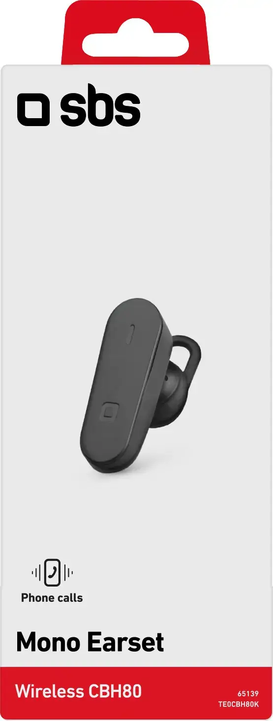 SBS Bluetooth headset BH80 Wireless, black