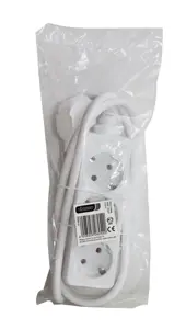 Vivanco extension cord 3 sockets 1.4m, white